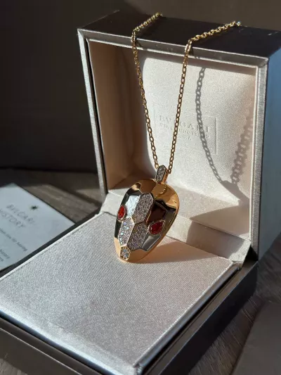 Кулон Bvlgari голова змеи — фото 6