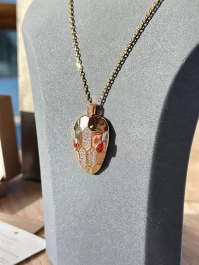 Кулон Bvlgari голова змеи — фото 7