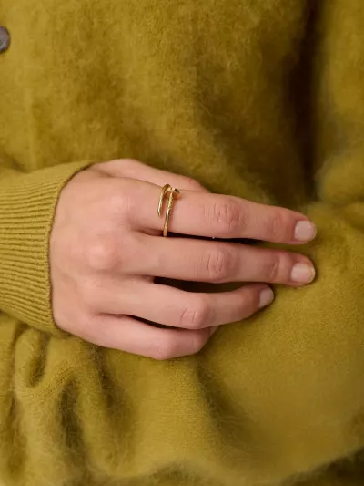 Кольцо Cartier гвоздь.