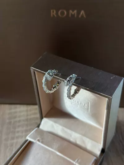 Серьги Bvlgari змеи