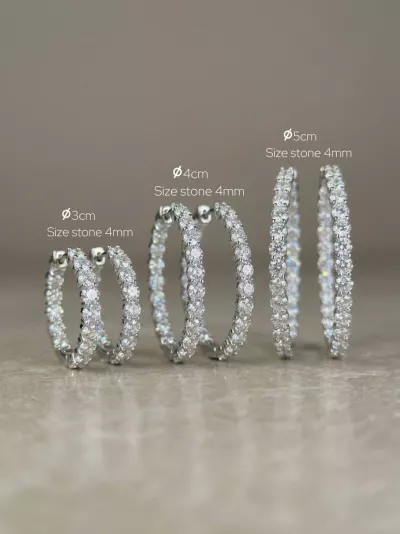Серьги конго Tiffany