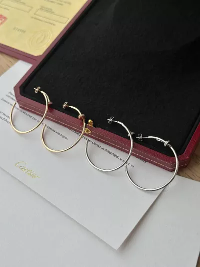 Серьги Cartier гвоздь — фото 2