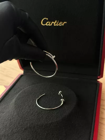 Серьги Cartier гвоздь — фото 4