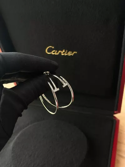 Серьги Cartier гвоздь — фото 6