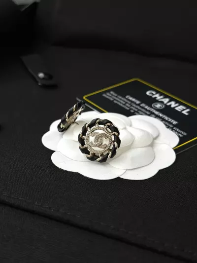 Серьги круглые Chanel