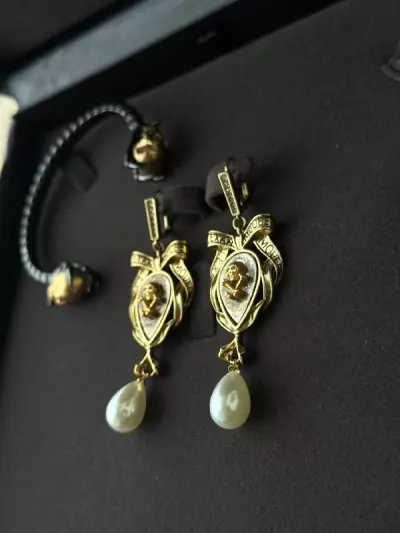 Серьги Alexander McQueen + браслет — фото 5